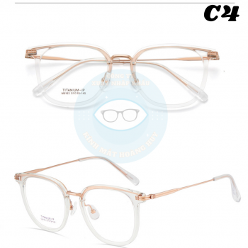 Gọng nhựa càng kính titanium mã M6163